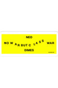 No war but class war sticker